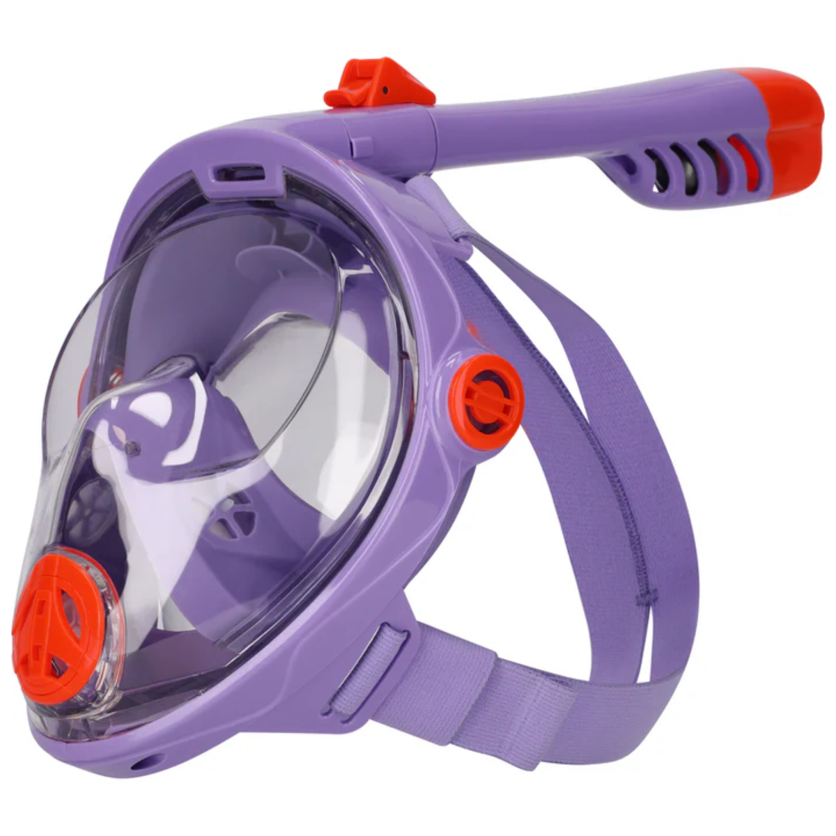 Kids Full Face Bullhead Swimming Mask: Violet - XS