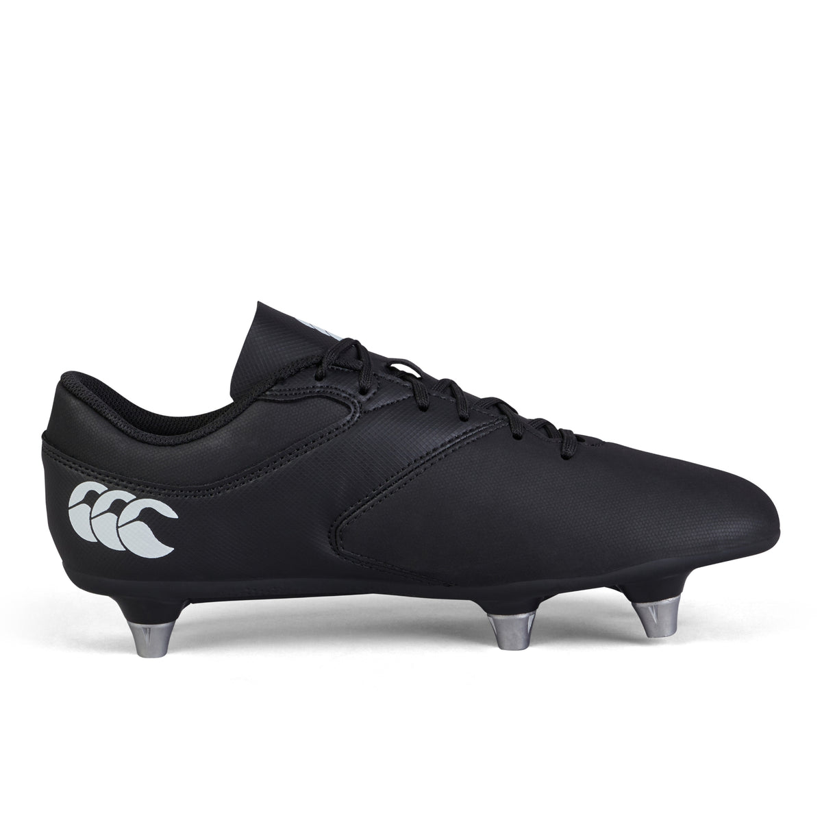 Canterbury Junior Phoenix Raze Soft Ground Rugby Boots: Black/White