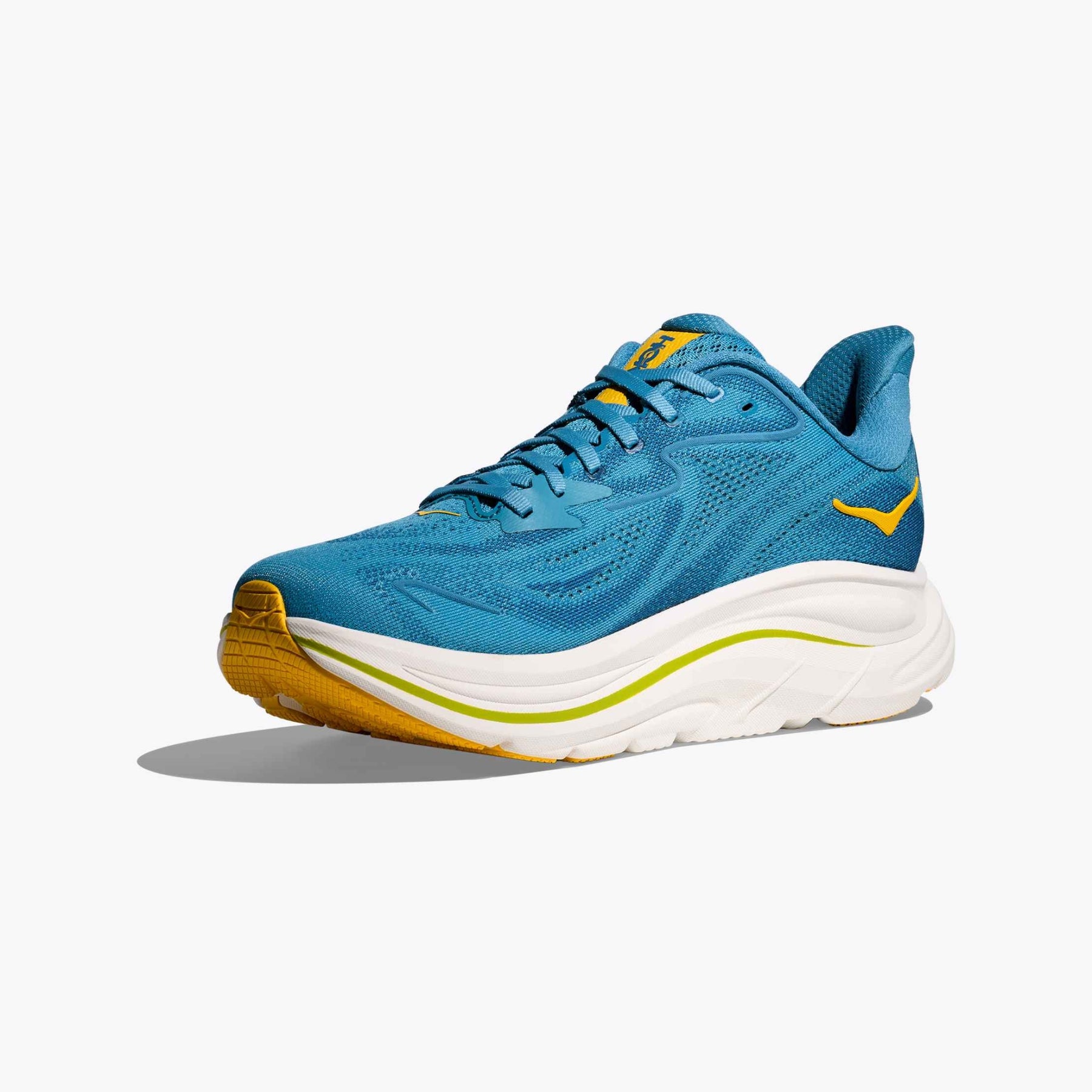Hoka Clifton 10 Men's Running Shoes: Alpine Blue/Foggy Night