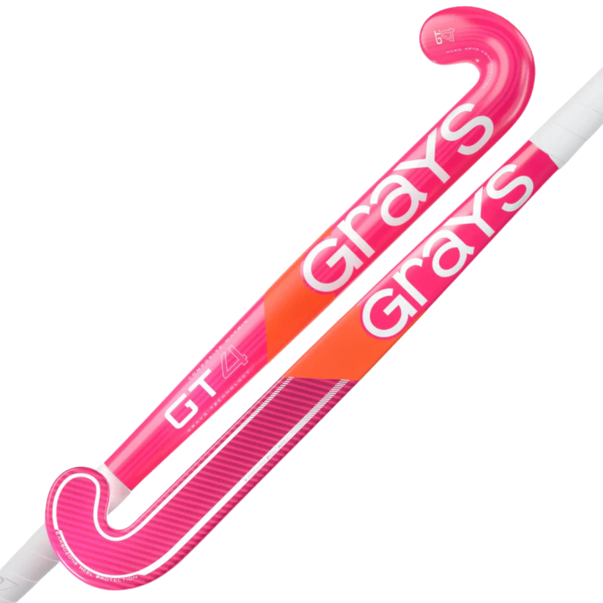 Grays GT4 Jnr Hockey Stick 26/2027: Hot Red
