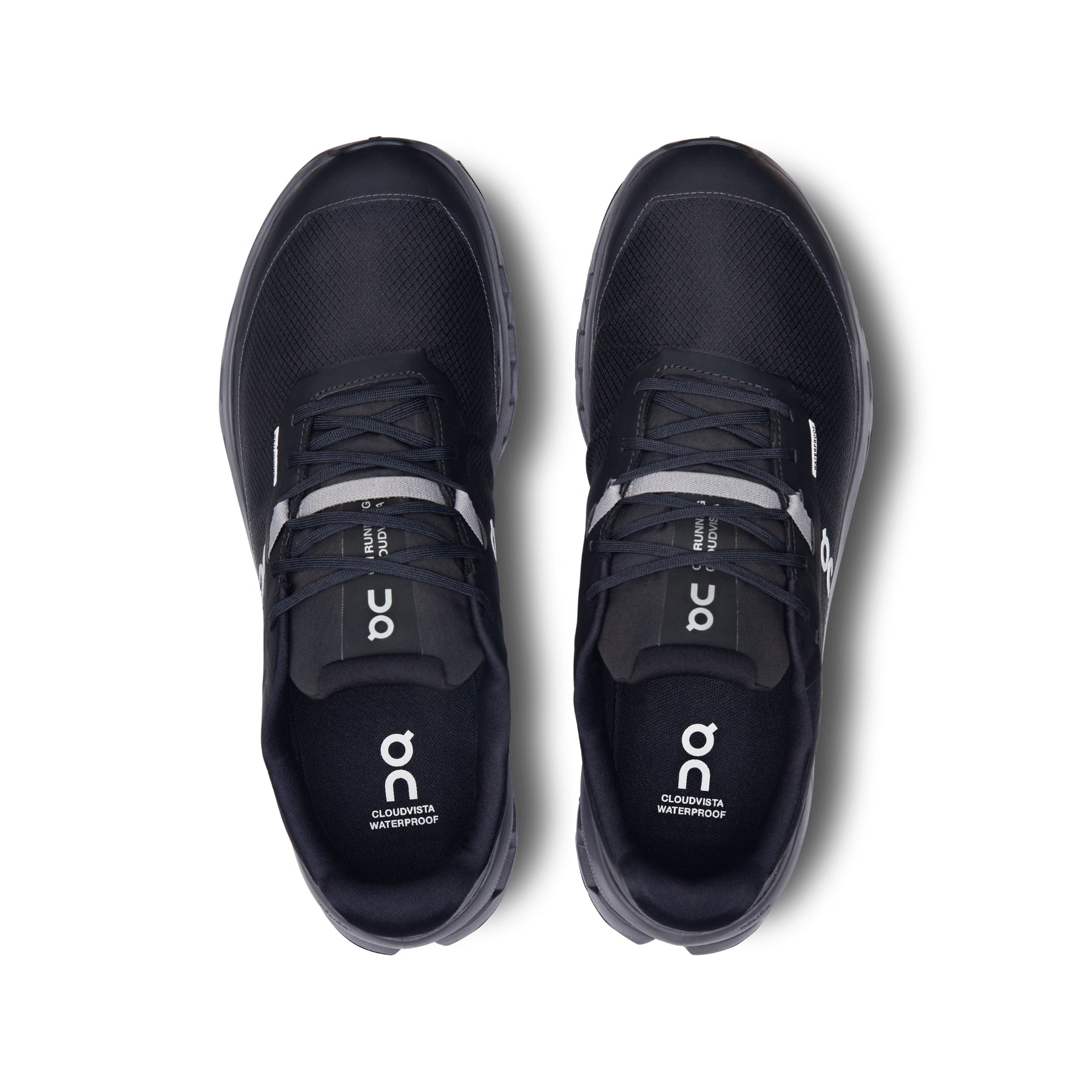 On Cloudvista 2 Waterproof Mens Trail Shoes: Black/Eclipse