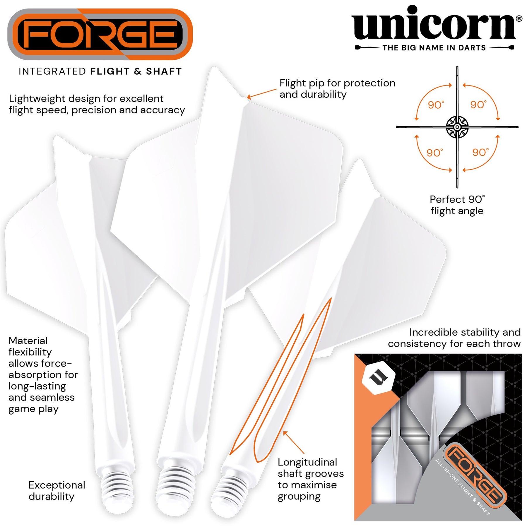 Unicorn Forge All-In-One Plus: White - Medium