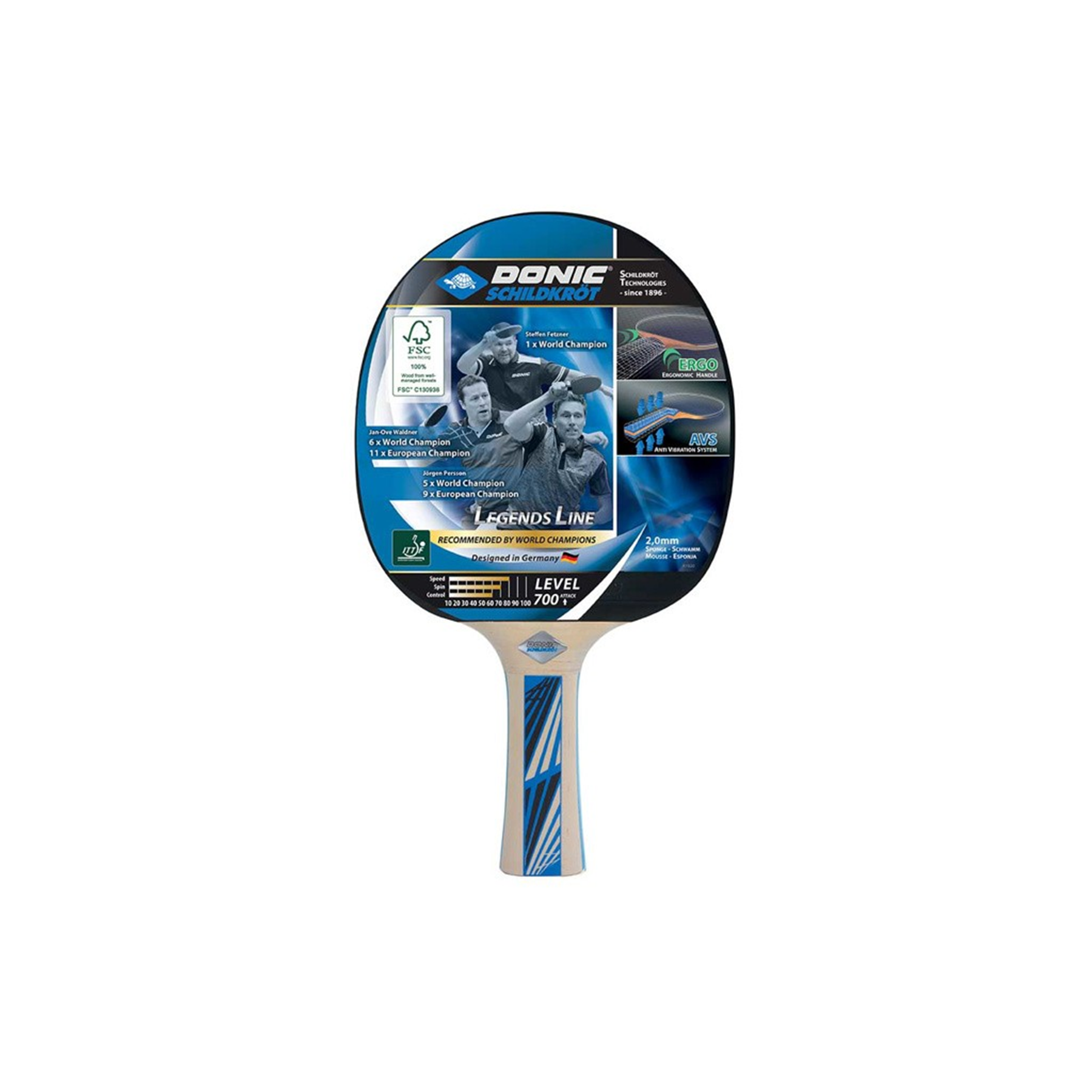 Legends 700 FSC Table Tennis Paddle