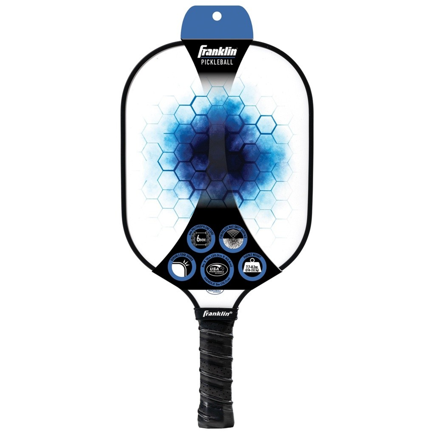 Franklin Pilot Pickleball Paddle: White/Blue