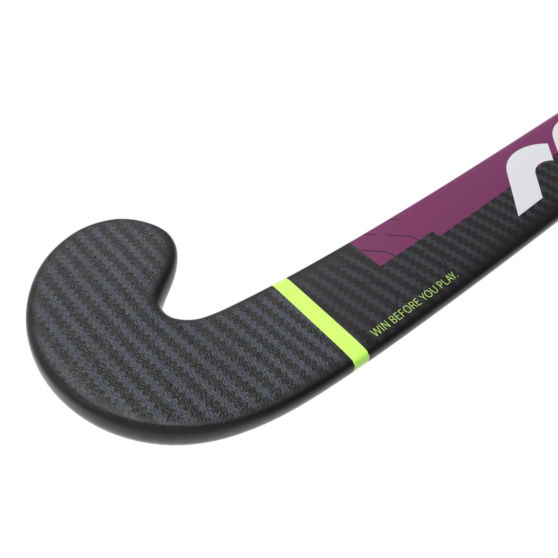 Mercian Elite CF95 Pro Hockey Stick: Carbon/Red Irridescent
