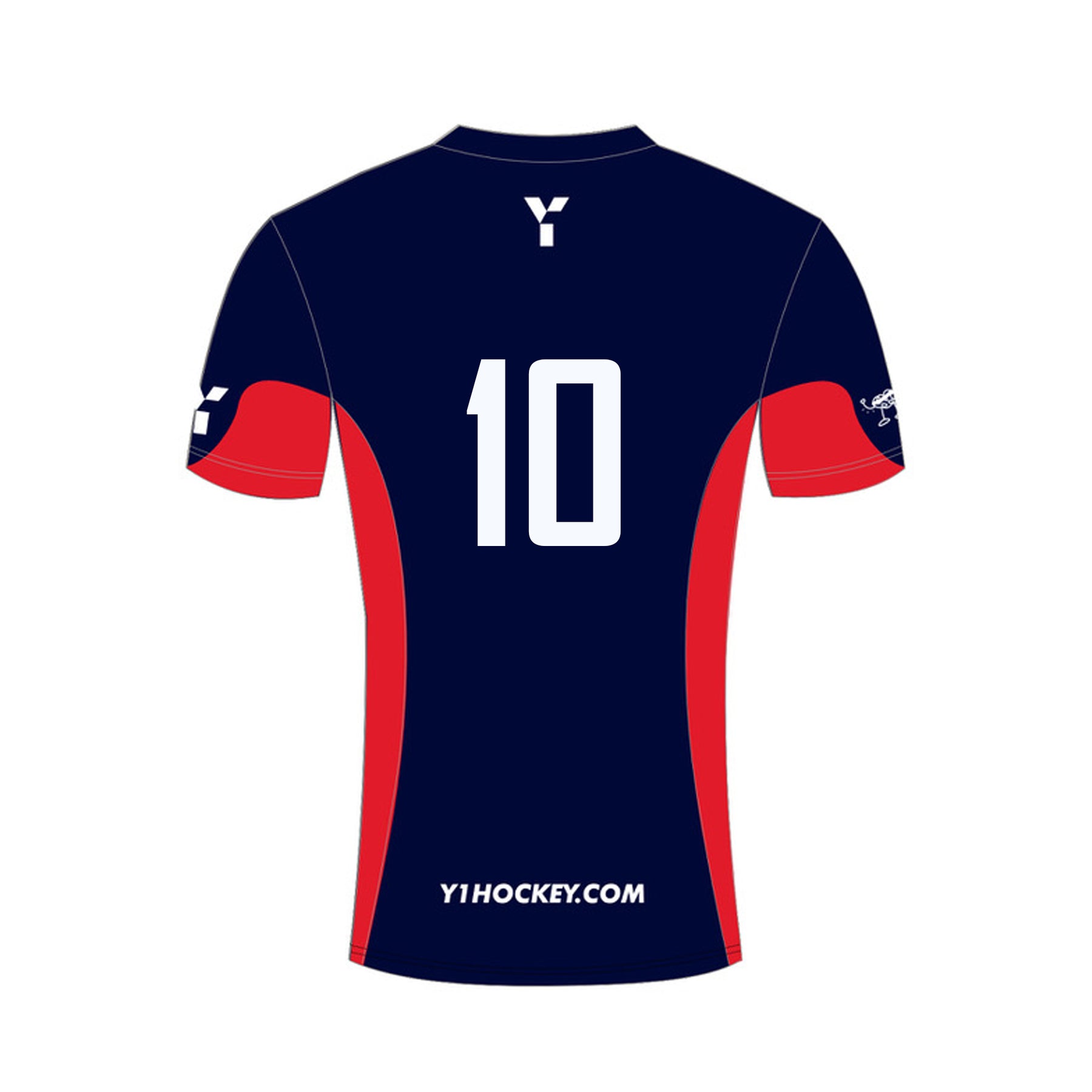 Amersham and Chalfont HC Y1 Junior Home Playing Shirt: Navy