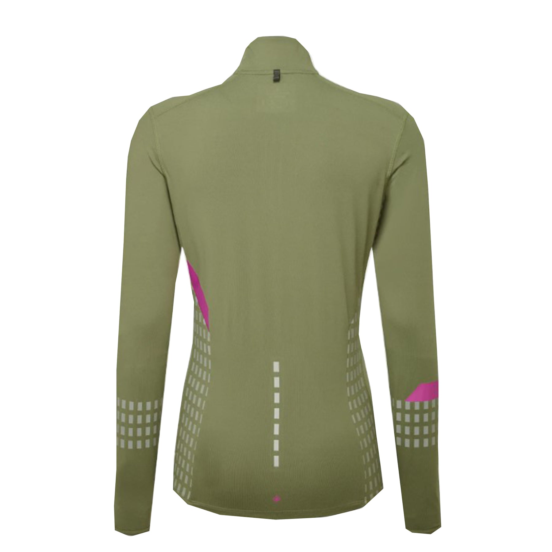 Ronhill Womens Tech Afterhours 1/2 Zip Tee: Woodland/Thistle