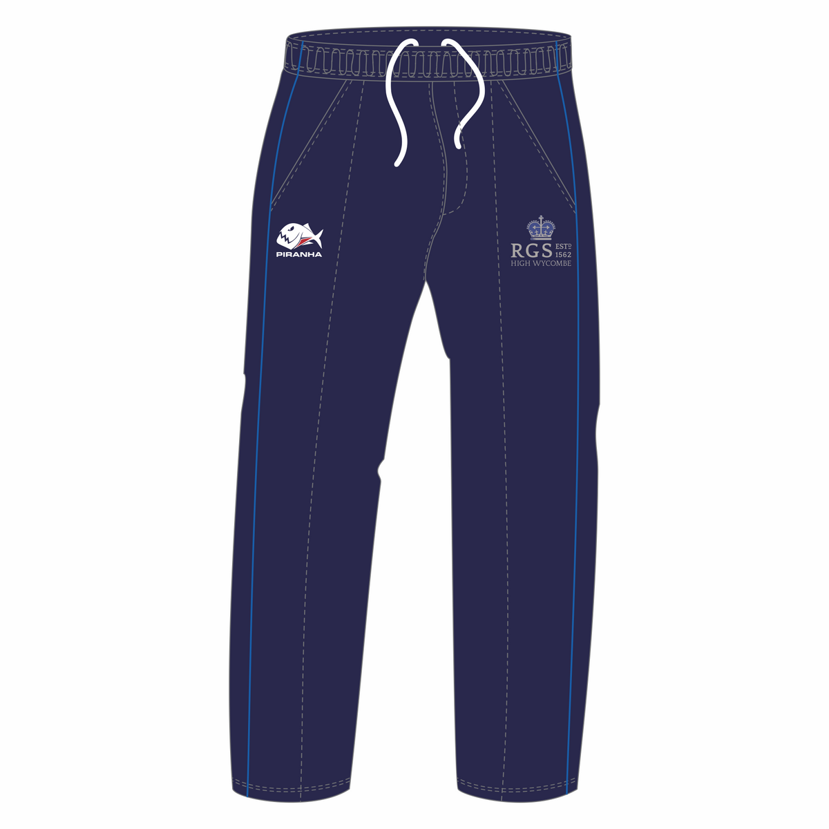 Royal Grammar School Cricket Trouser: Blue