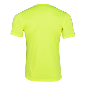 Joma Academy III Junior S/S Football Shirt: Fluor Yellow/Black