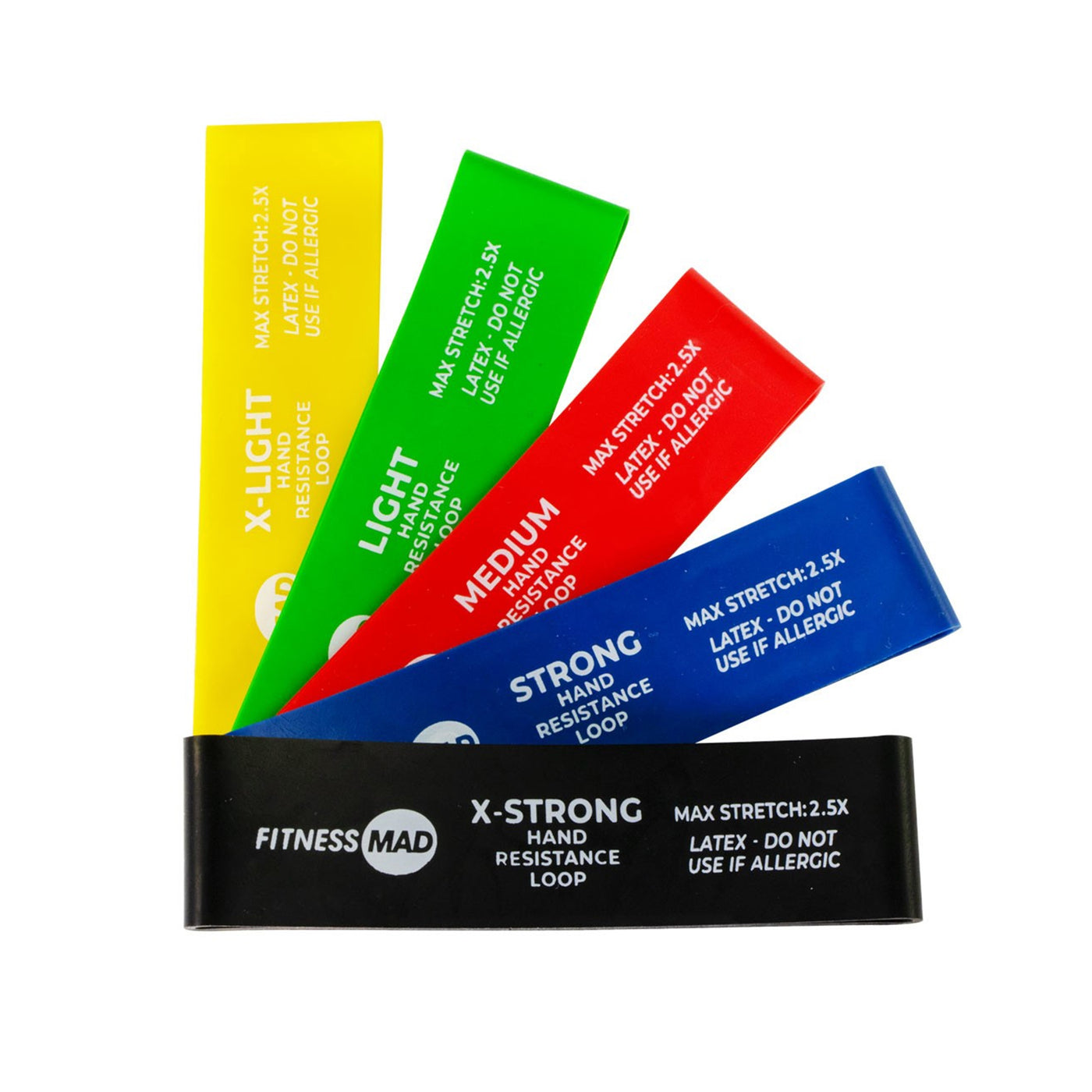 Power Resistance Loops - Set Of 5