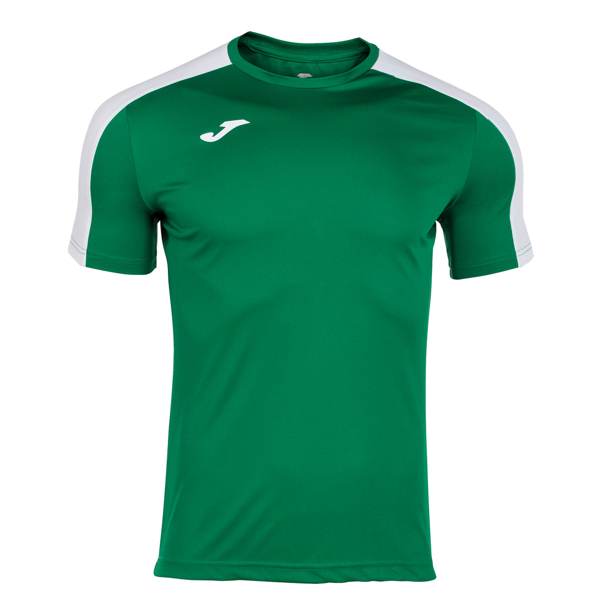Joma Academy III Junior S/S Football Shirt: Green/White