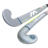 Mercian Evolution CKF85 Pro Hockey Stick: Silver Carbon/Lime