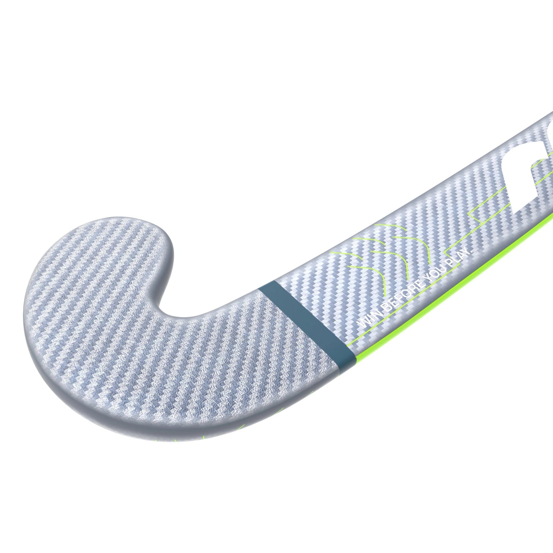 Mercian Evolution CKF85 Pro Hockey Stick: Silver Carbon/Lime
