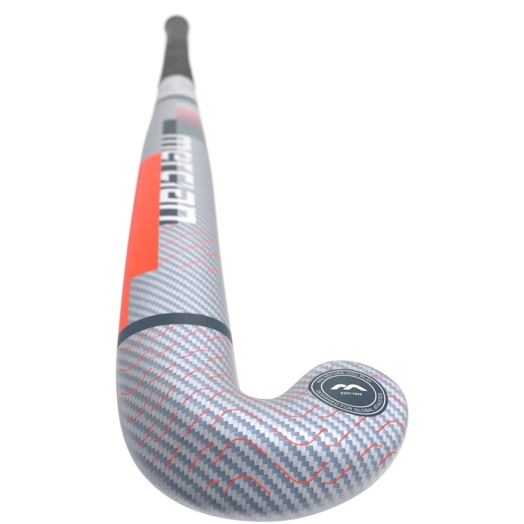 Mercian Evolution CKF35 Ultimate Hockey Stick: Silver Carbon/Orange