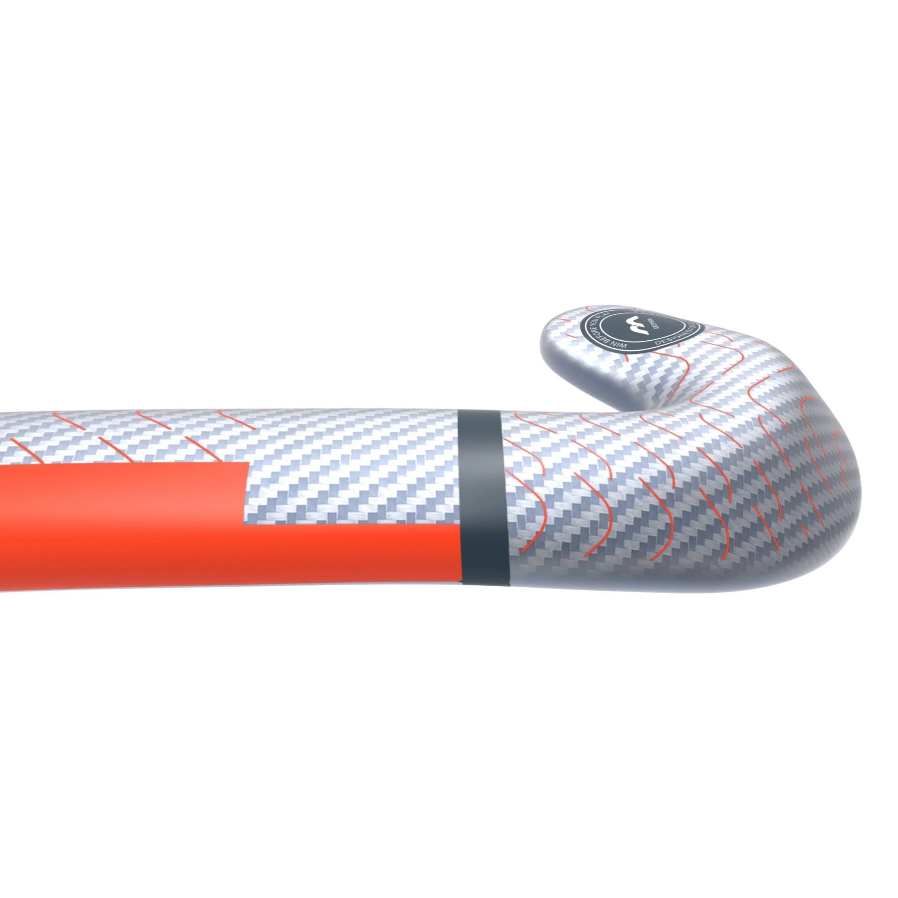 Mercian Evolution CKF35 Ultimate Hockey Stick: Silver Carbon/Orange