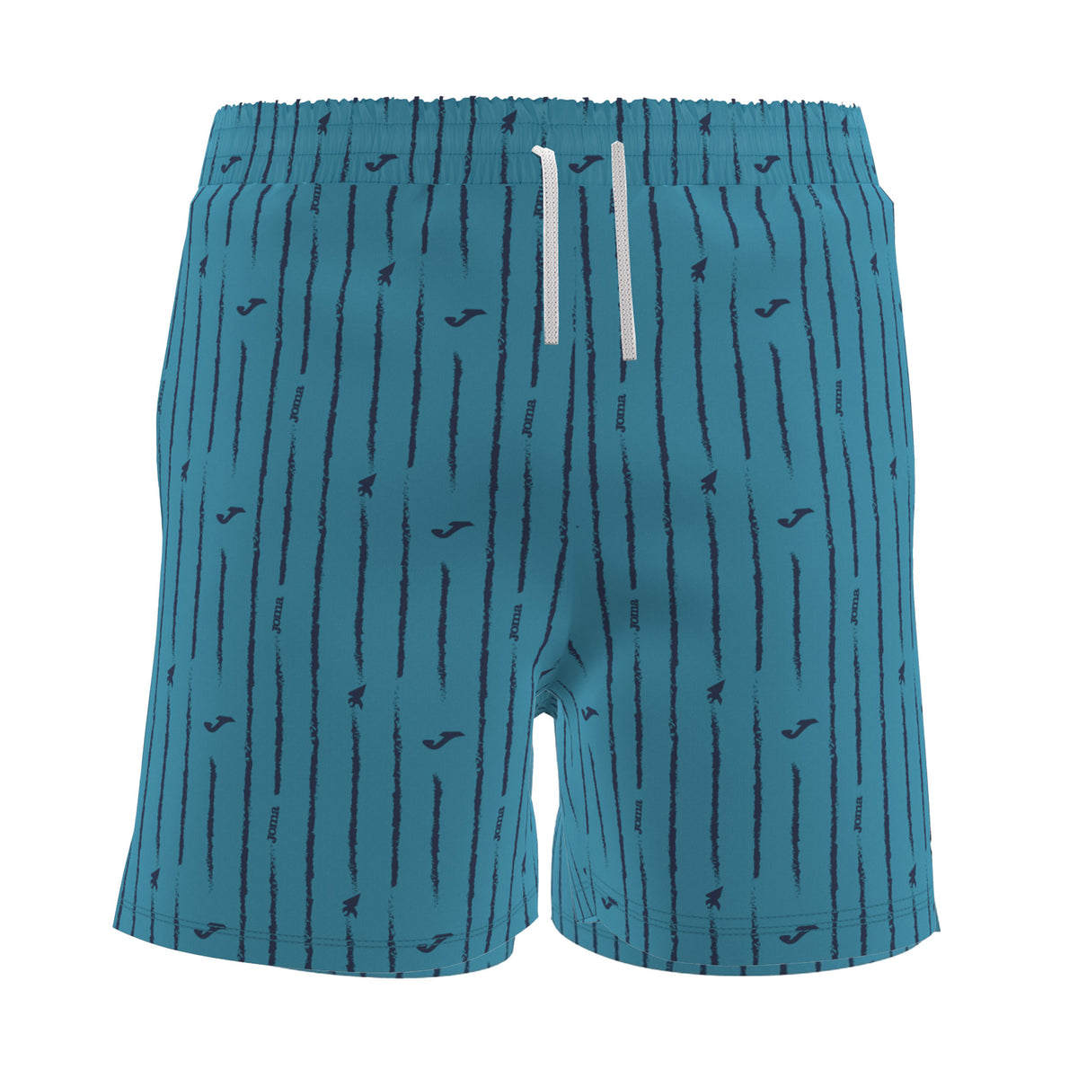 Joma Mens Bermuda Line Swim Shorts: Blue