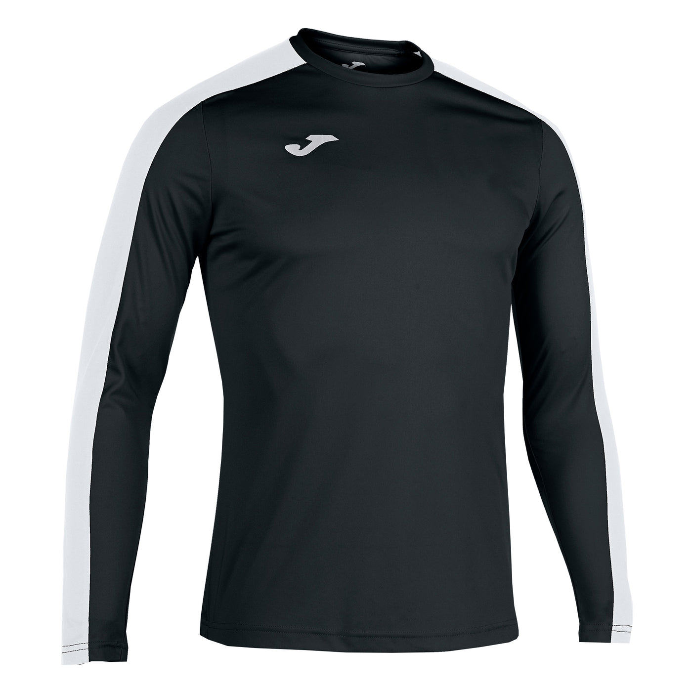 Joma Academy III Junior L/S Football Shirt: Black/White