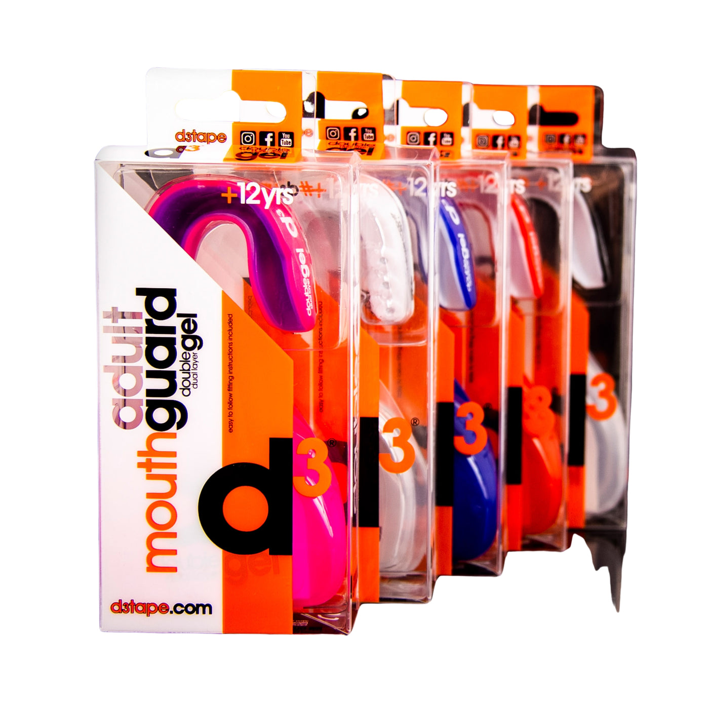 D3 Adult Mouth Guard for Rugby/Hockey