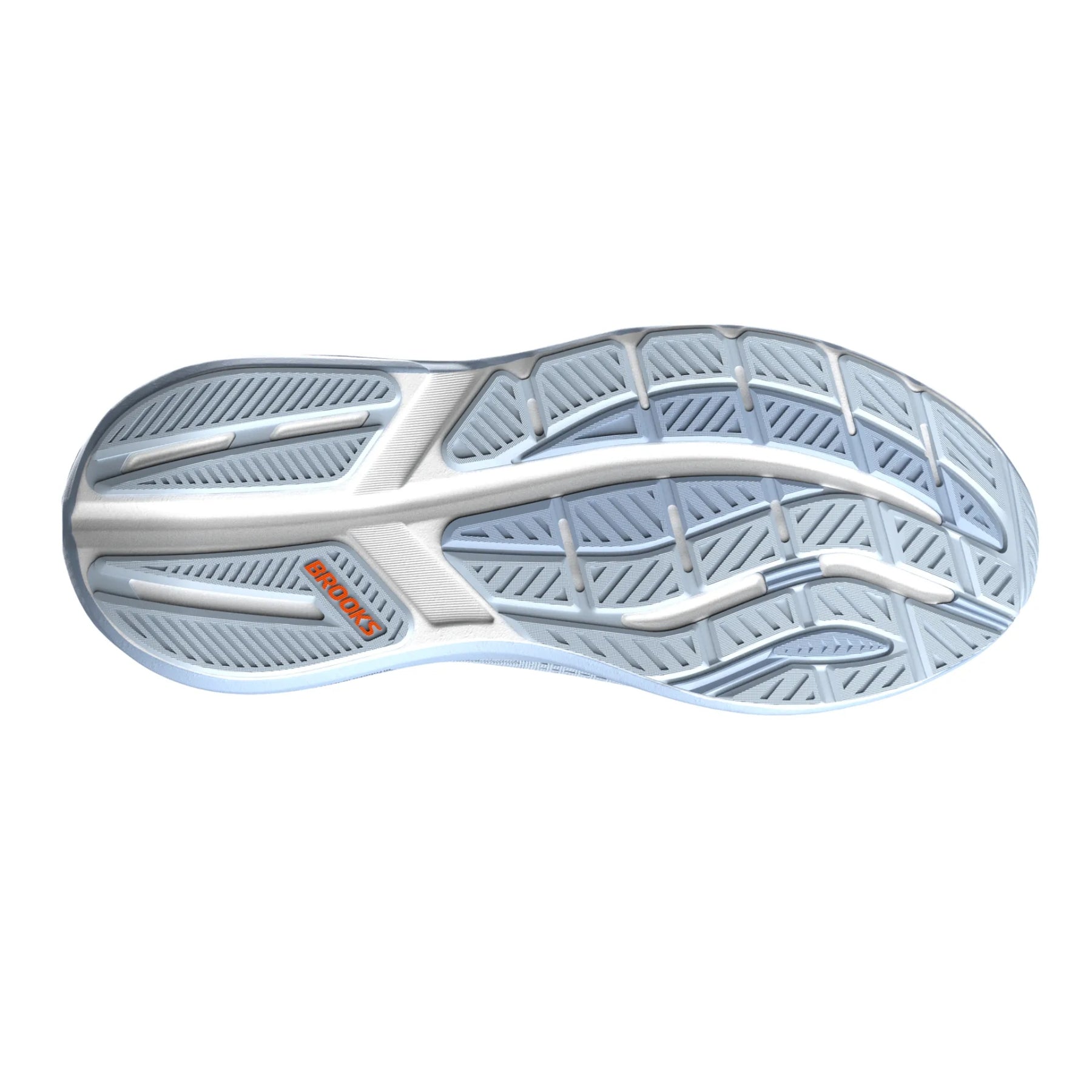 Brooks Ghost Max 3 Mens Running Shoes: Primer Grey/Antarctica/Red