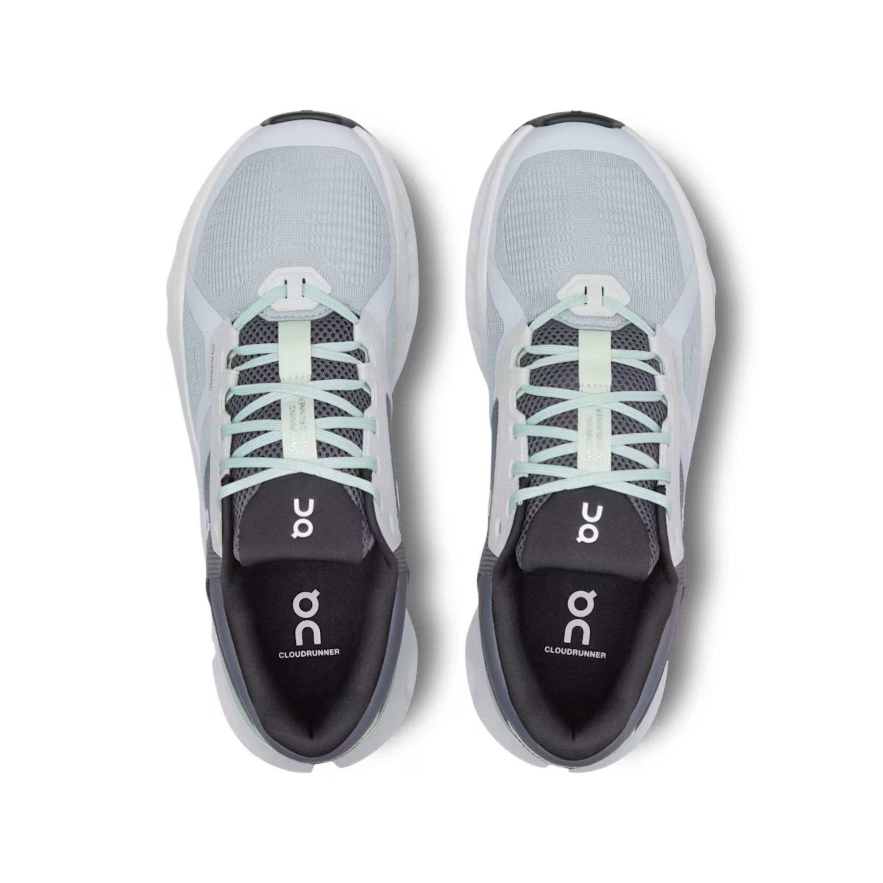 On Cloudrunner 2 Wide Mens Running Shoes: Glacier/Sage