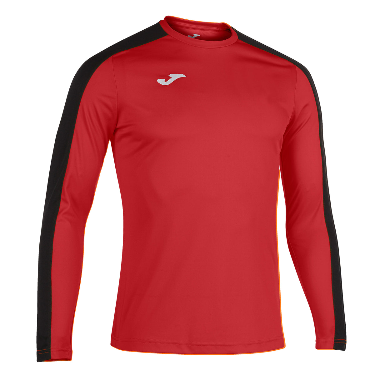 Joma Academy III Junior L/S Football Shirt: Red/Black