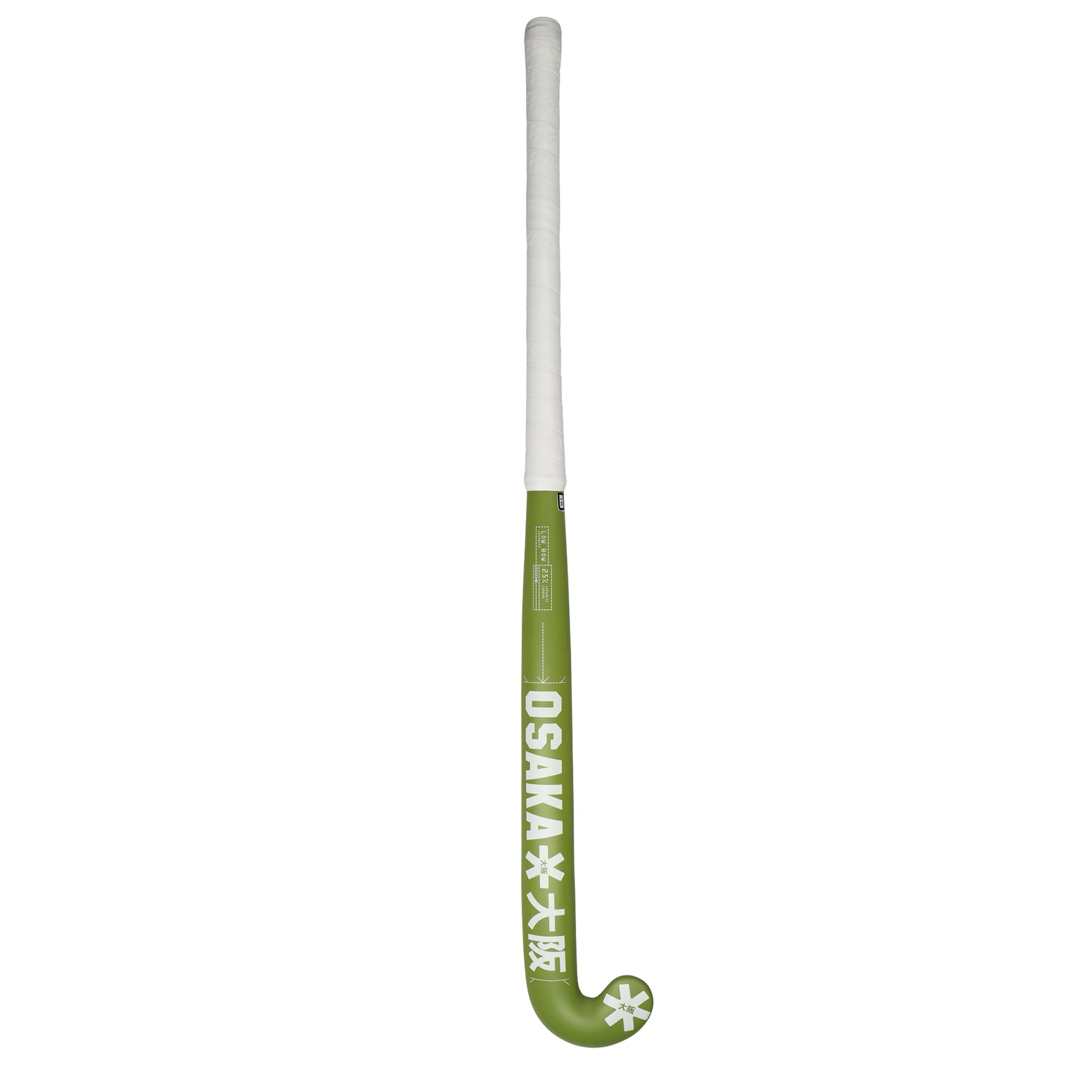 Osaka Low Bow 25 Advanced Hockey Stick 2025: Khaki Green