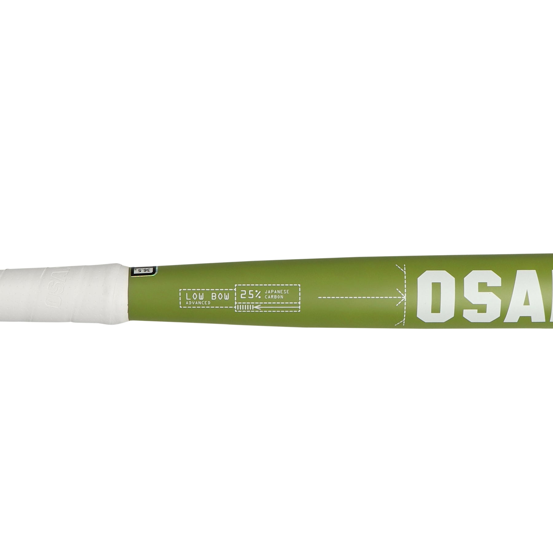 Osaka Low Bow 25 Advanced Hockey Stick 2025: Khaki Green