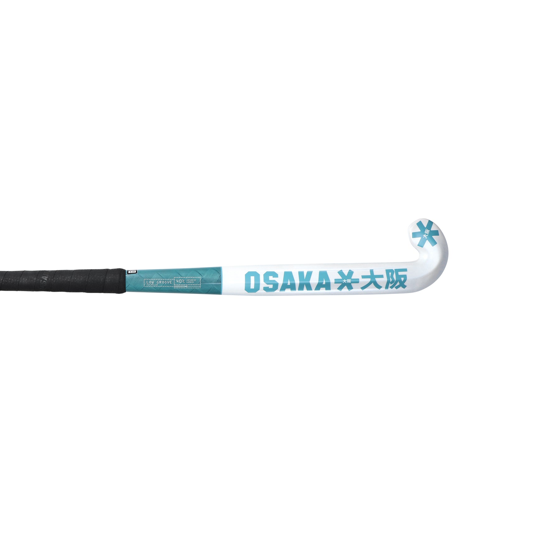 Osaka Low Groove 40 FutureLab Hockey Stick 2025: Retro Blue