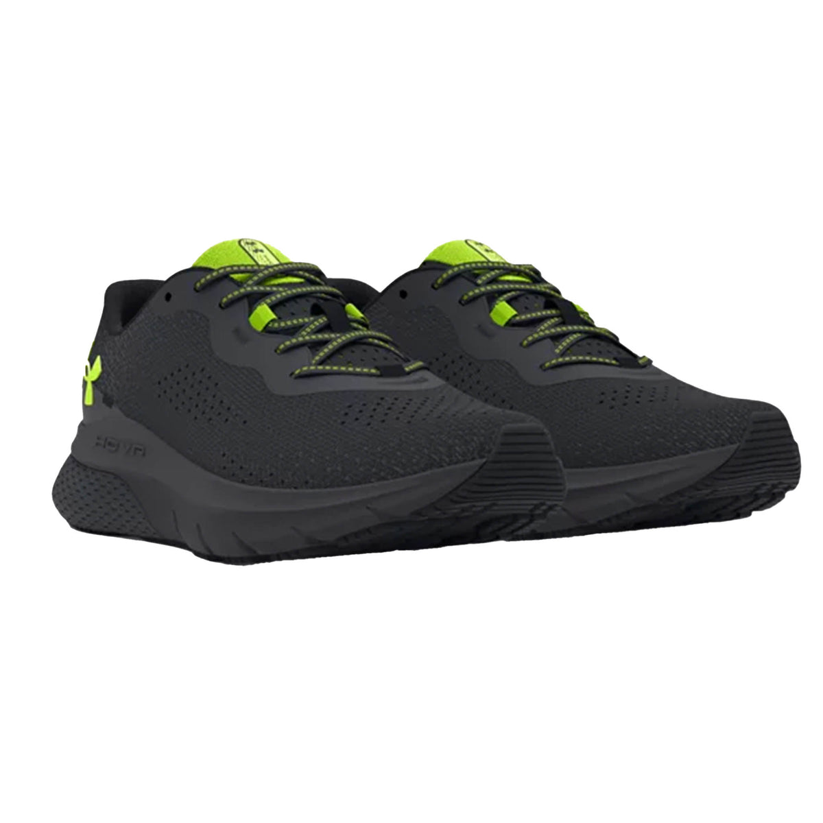 Under Armour HOVR Turbulence 2 Kids Running Shoes: Black/Yellow