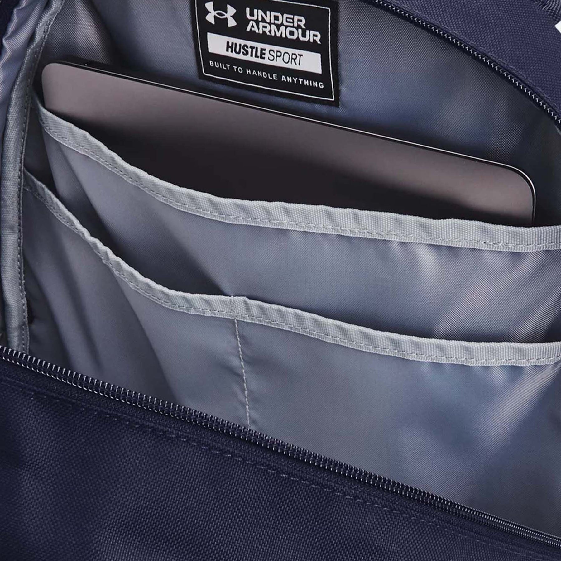 Under Armour Hustle Sport Backpack: Navy