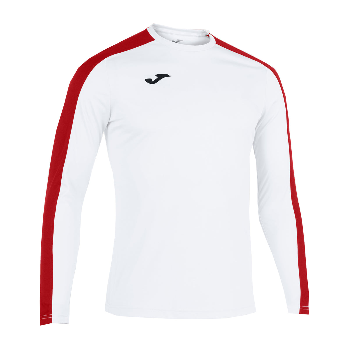 Joma Academy III Junior L/S Football Shirt: White/Red