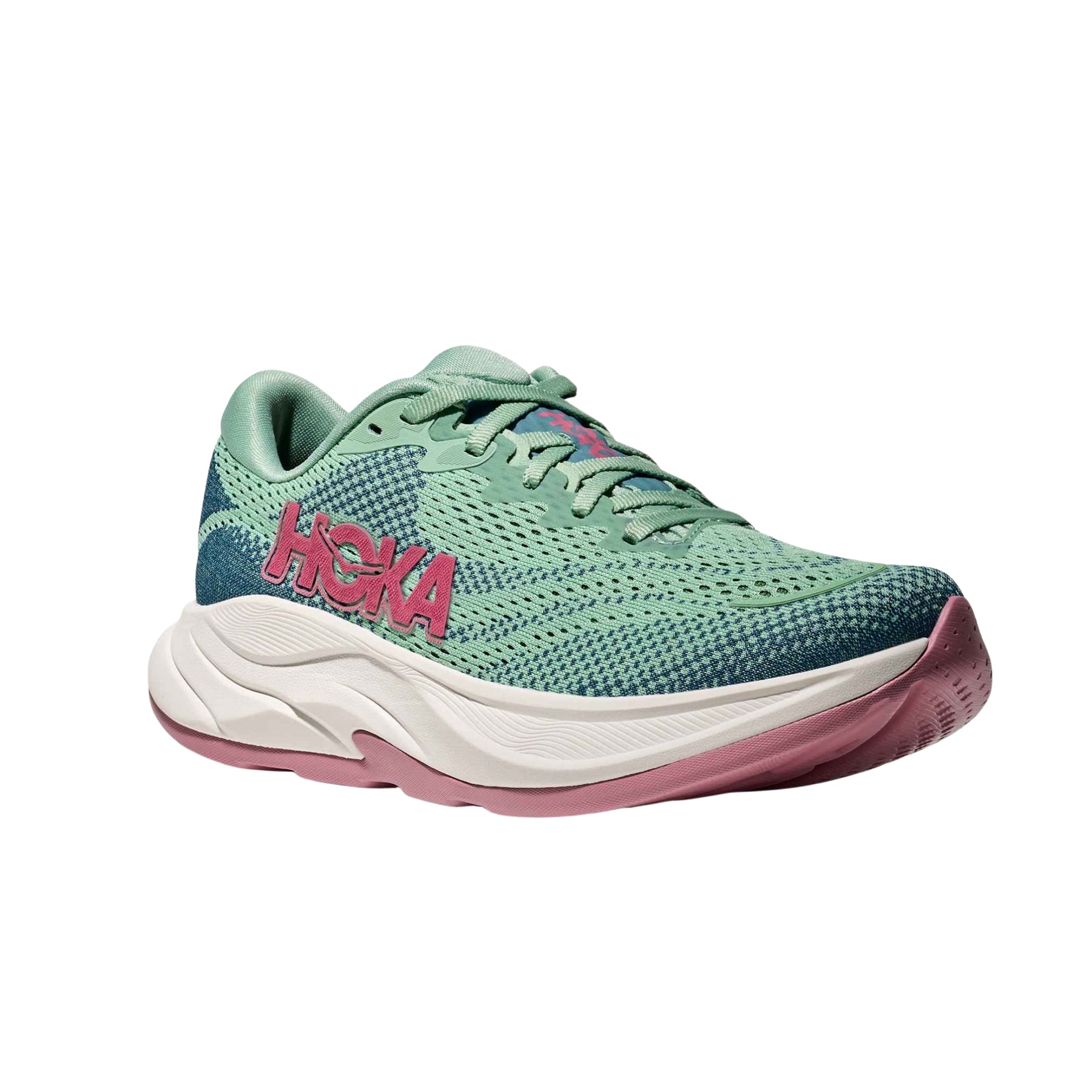 Hoka Rincon 4 Womens Running Shoes: Jadeite/Alpine Blue