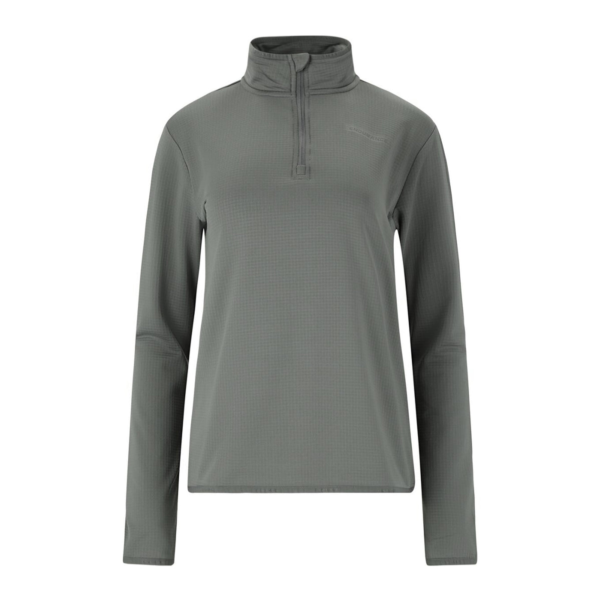 Endurance Womens Vironic Waffle Melange Loose Fit Midlayer: Sedona Sage