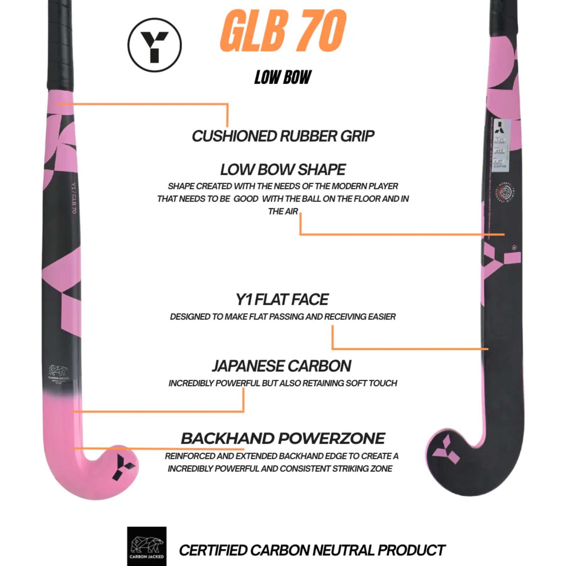 Y1 GLB 70 Hockey Stick 25/2026