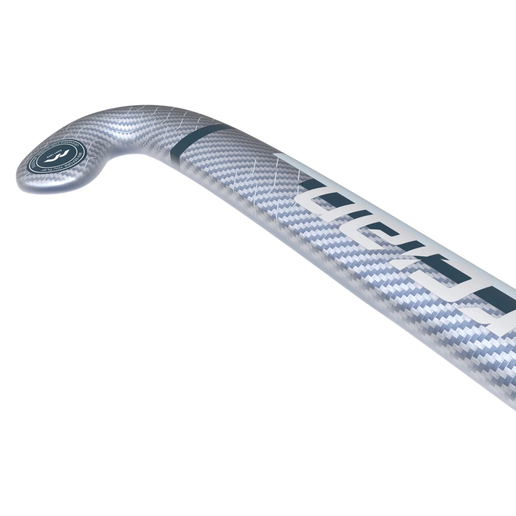 Mercian Evolution CKF55 Xtreme Hockey Stick: Silver Carbon/Grey