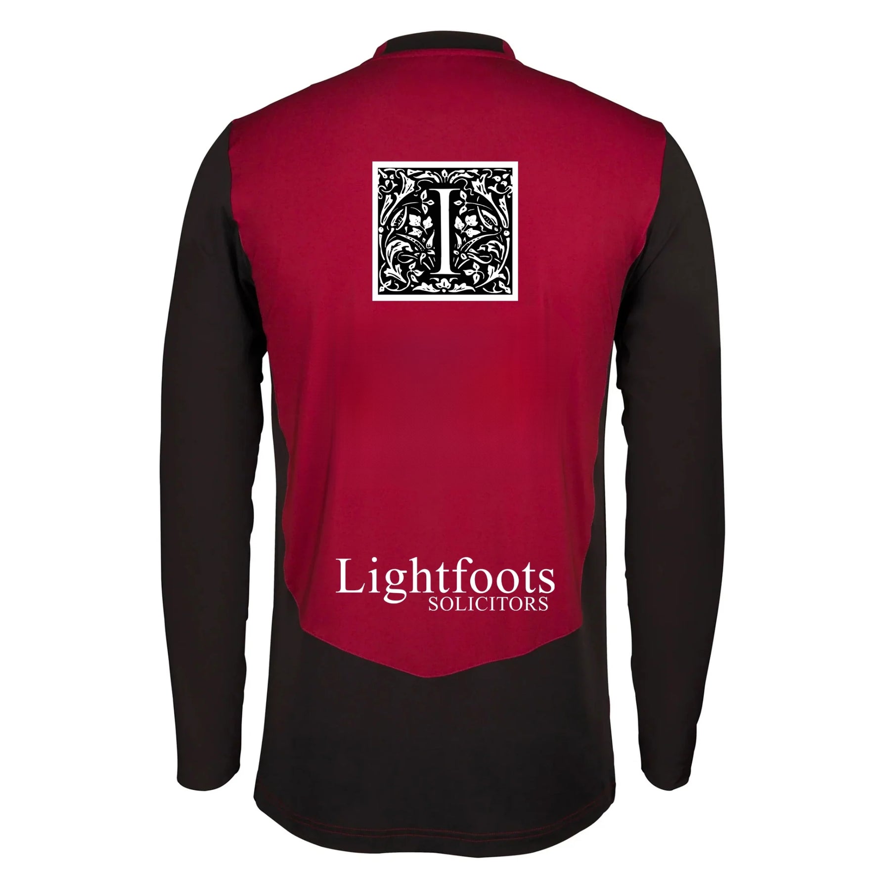 Cookham Dean CC Mens T20 Long Sleeve Shirt: Maroon/Black