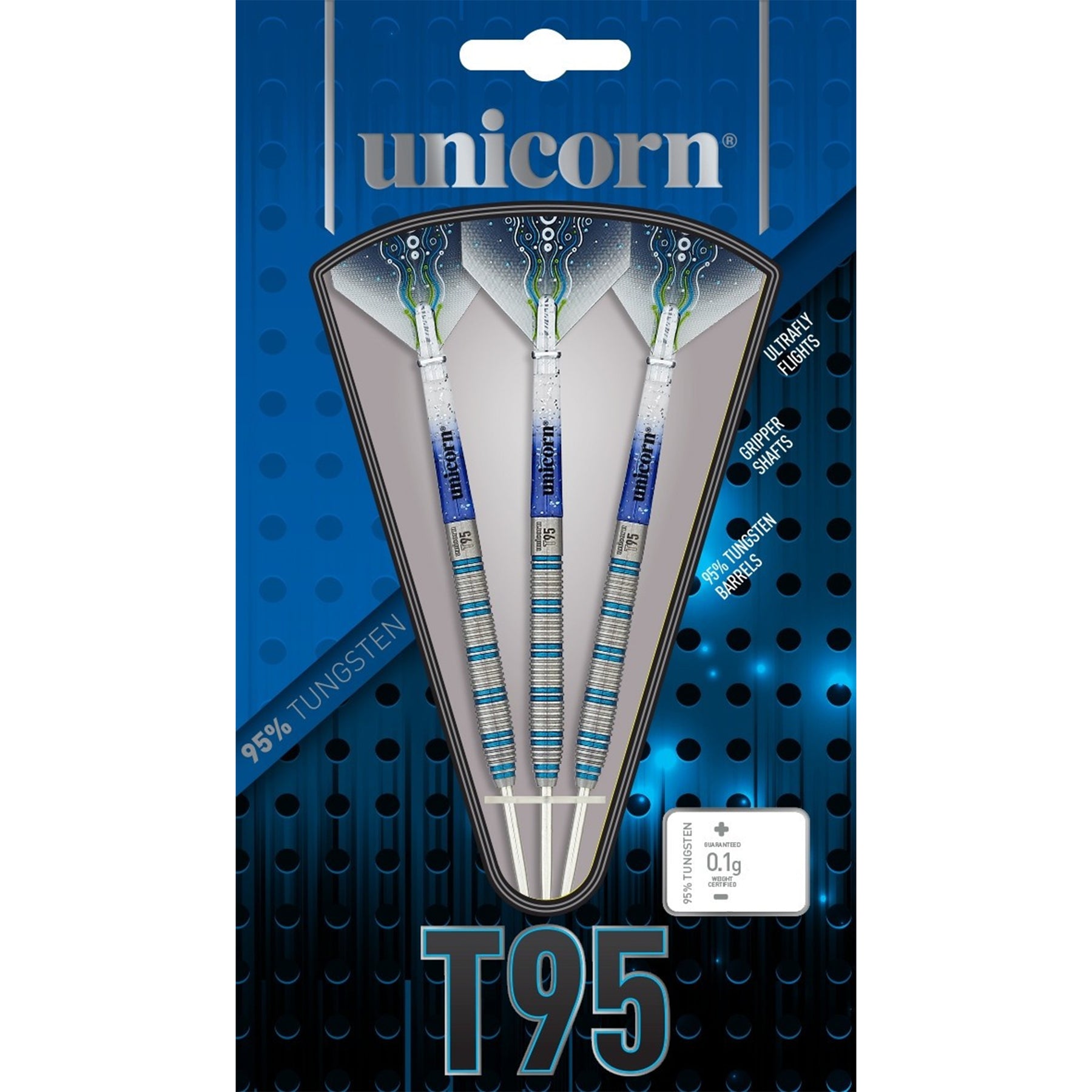 Unicorn Darts T95 Core XL 95% Tungsten: Blue