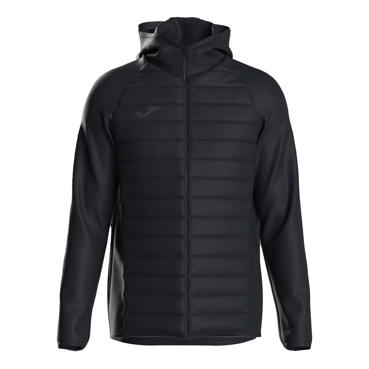 Joma Berna II Soft-Shell Jacket: Black