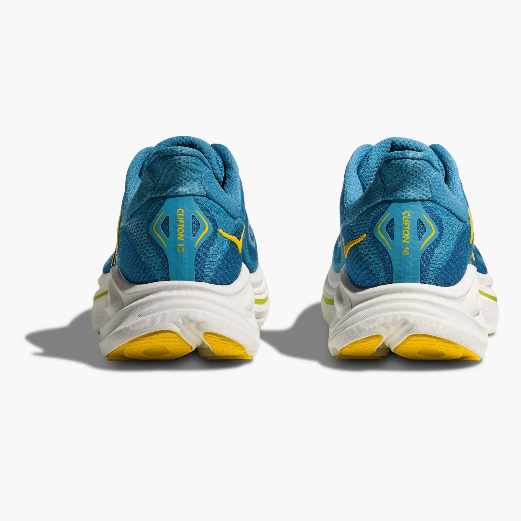 Hoka Clifton 10 Men's Running Shoes: Alpine Blue/Foggy Night