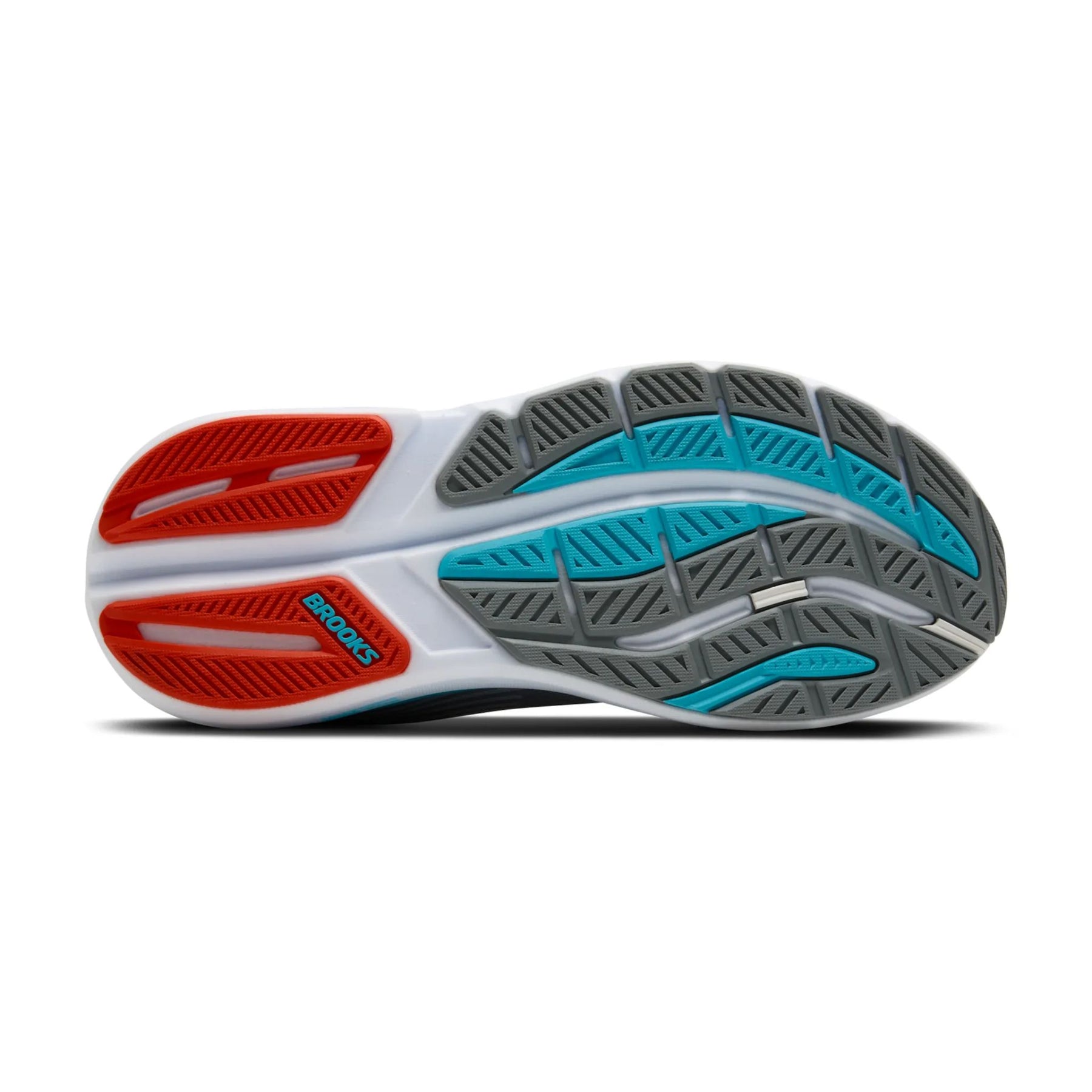 Brooks Ghost Max 3 Mens Running Shoes: Primer Grey/Antarctica/Red