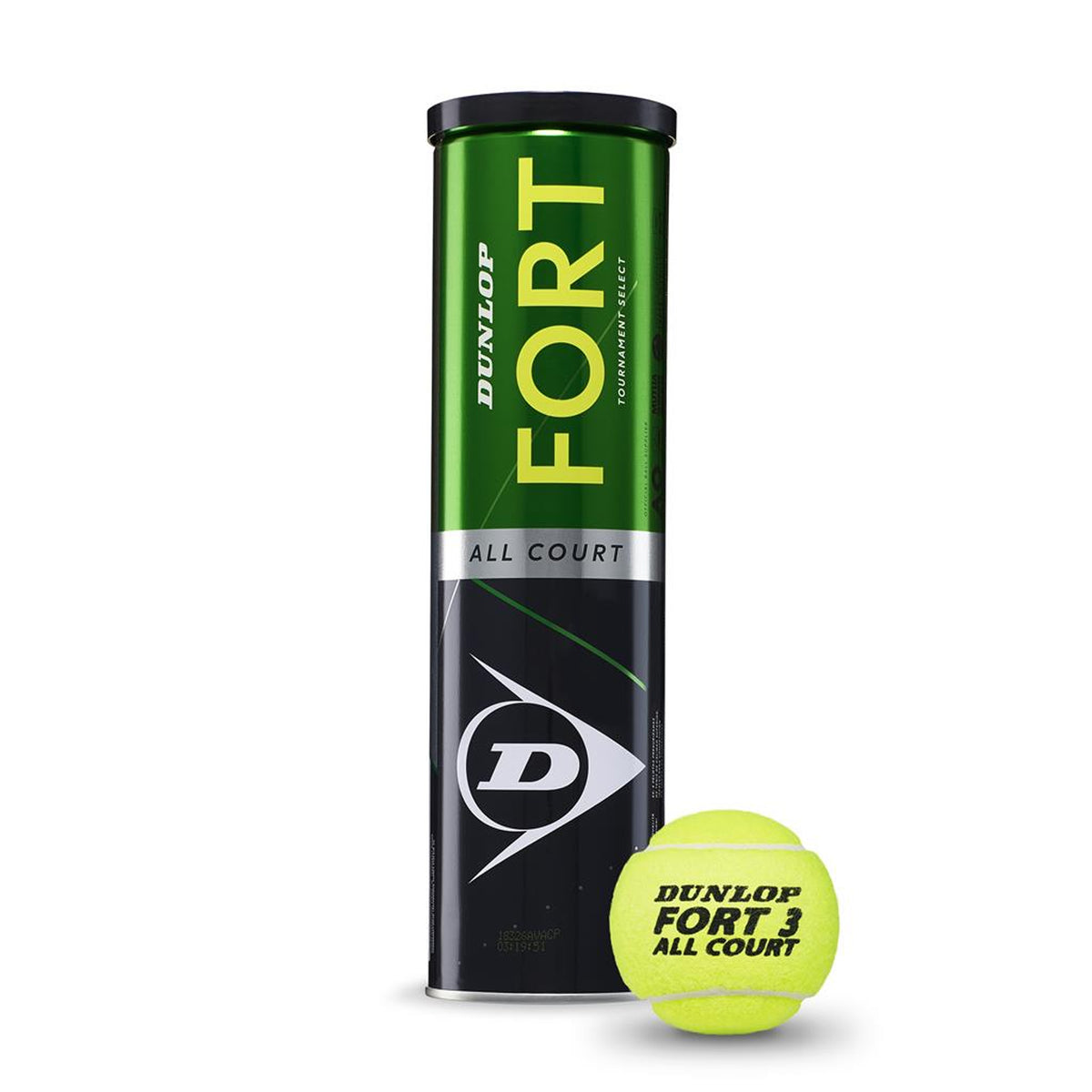 Dunlop Fort All Court Tennis Ball - 4 Ball Can