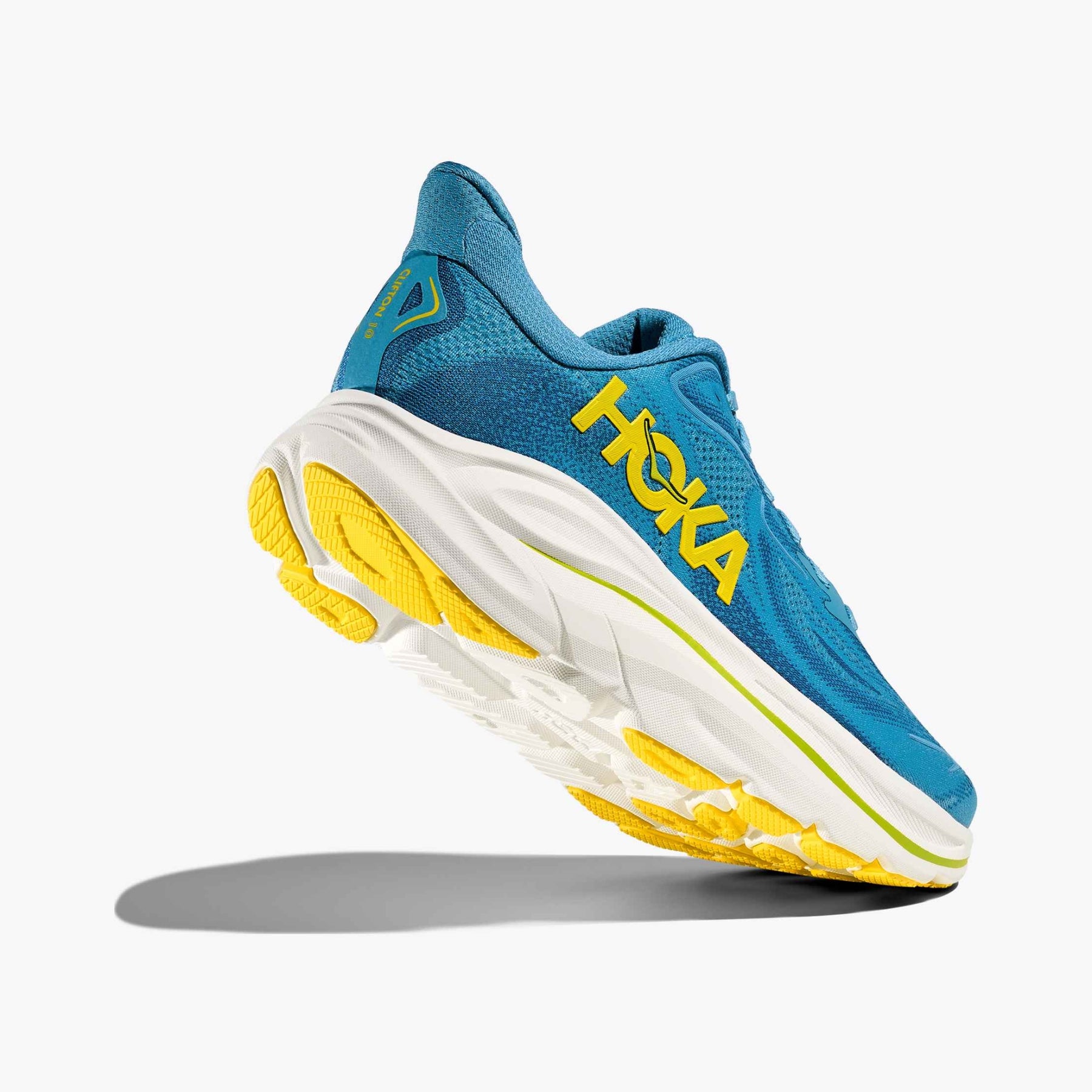 Hoka Clifton 10 Men's Running Shoes: Alpine Blue/Foggy Night