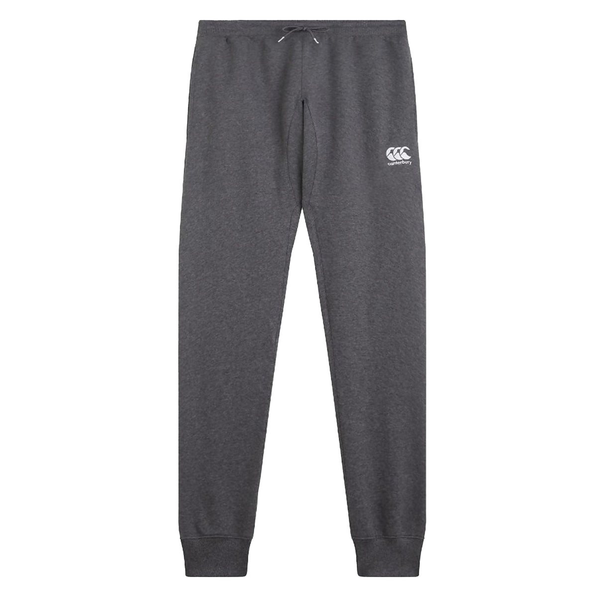 Canterbury Mens Tapered Fleece Cuff Pant: Charcoal Marl