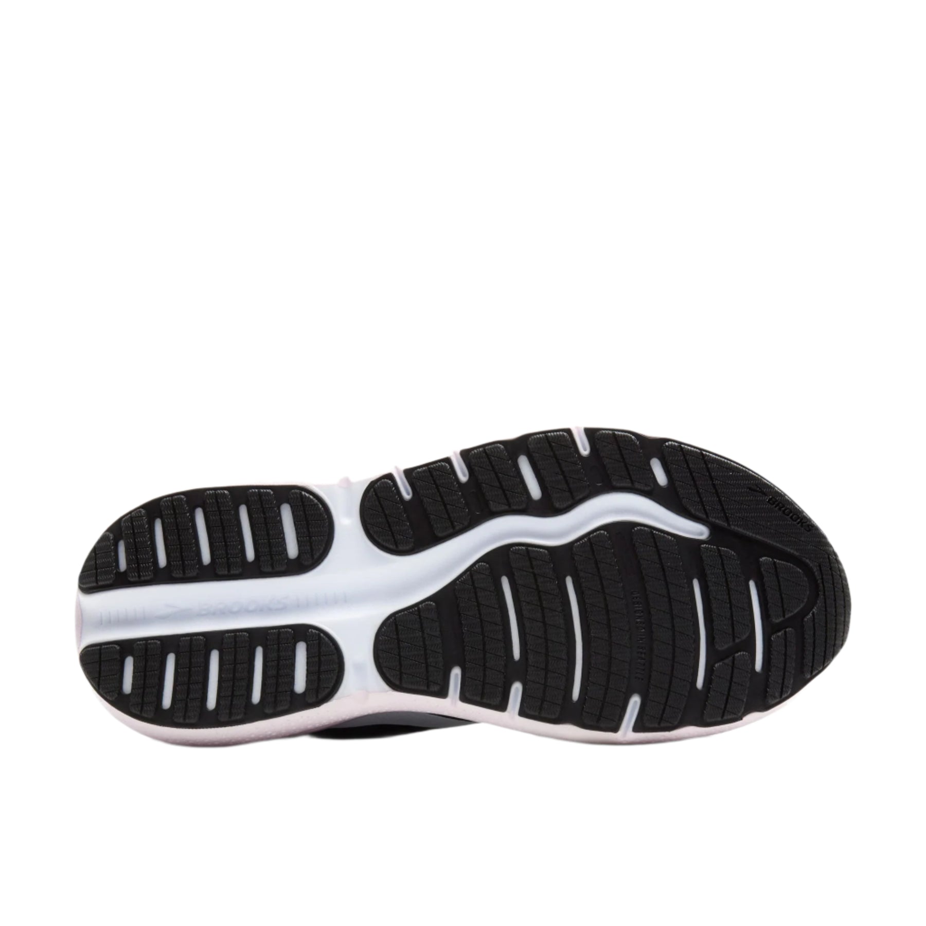 Brooks Ghost Max 2 Womens Running Shoes: Black/White/Orchid Ice
