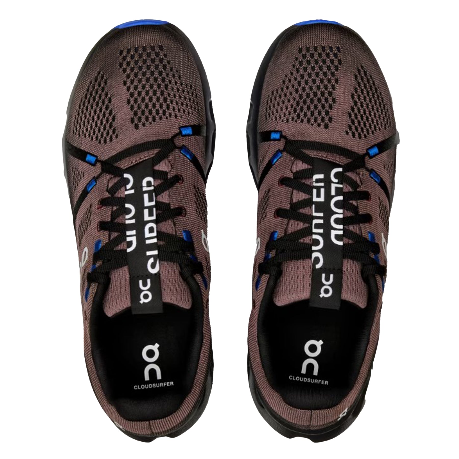 On Cloudsurfer Mens Running Shoes: Black/Cobalt