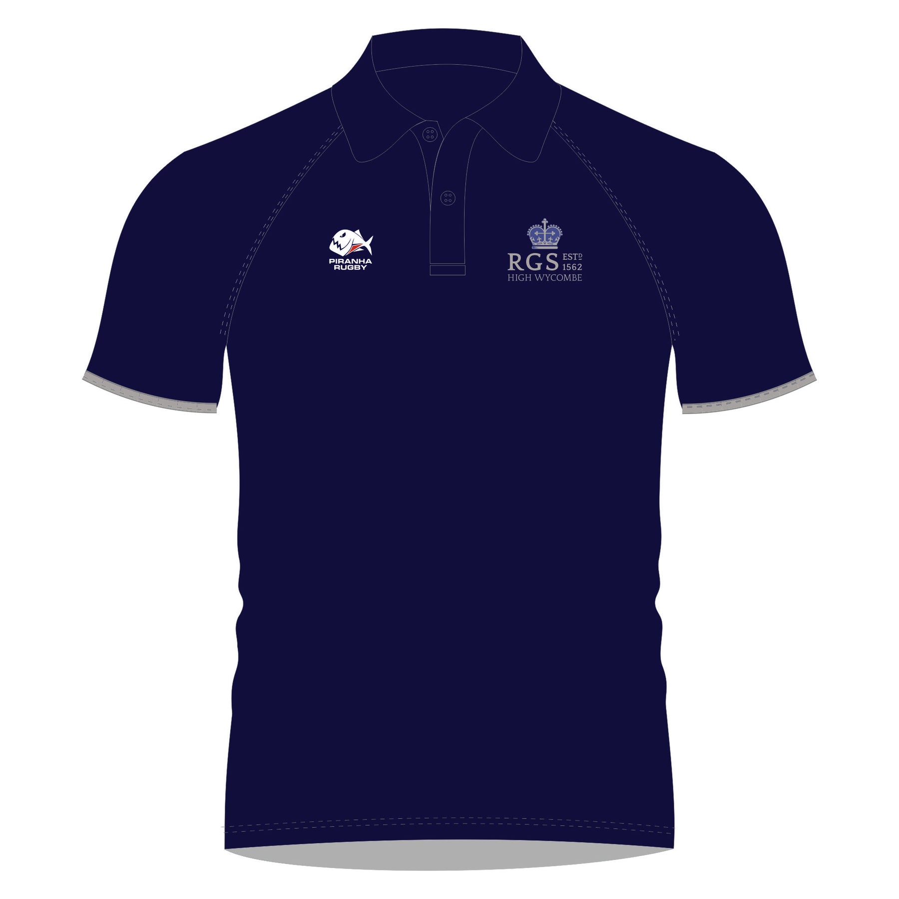 Royal Grammar School Senior Polo Shirt Athletic Fit