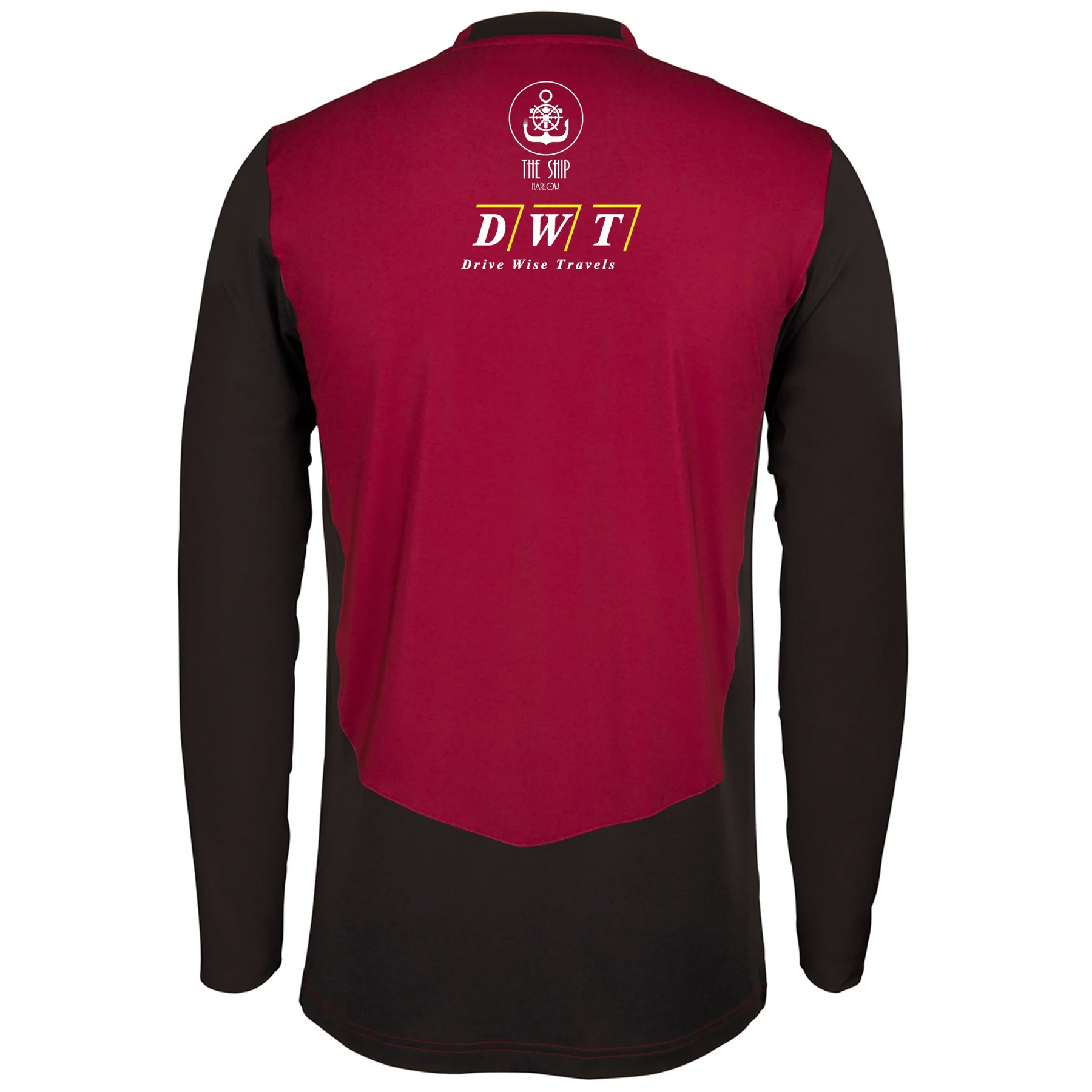 Cookham Dean CC Mens T20 Long Sleeve Shirt: Maroon/Black
