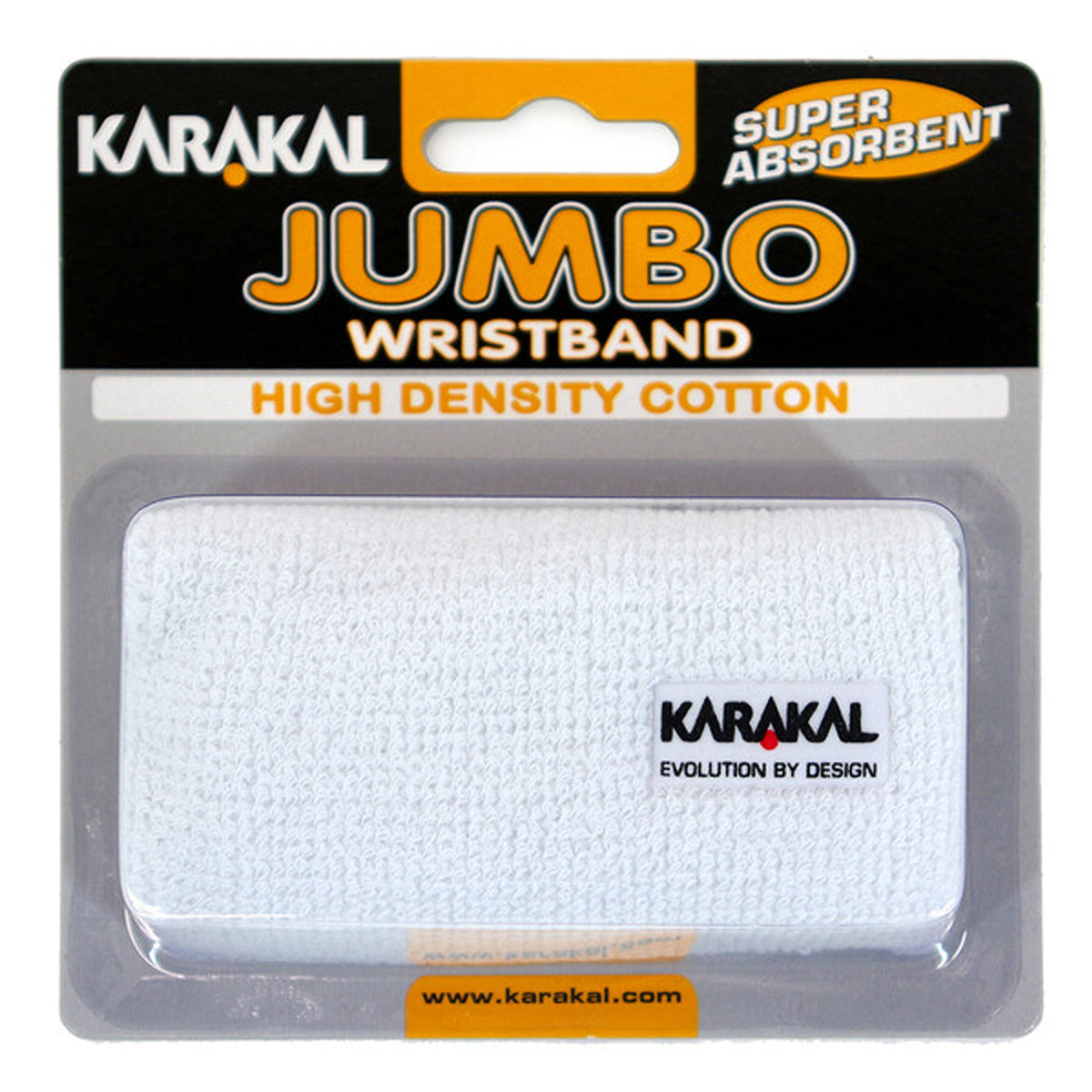 Karakal  Wristband Jumbo: White