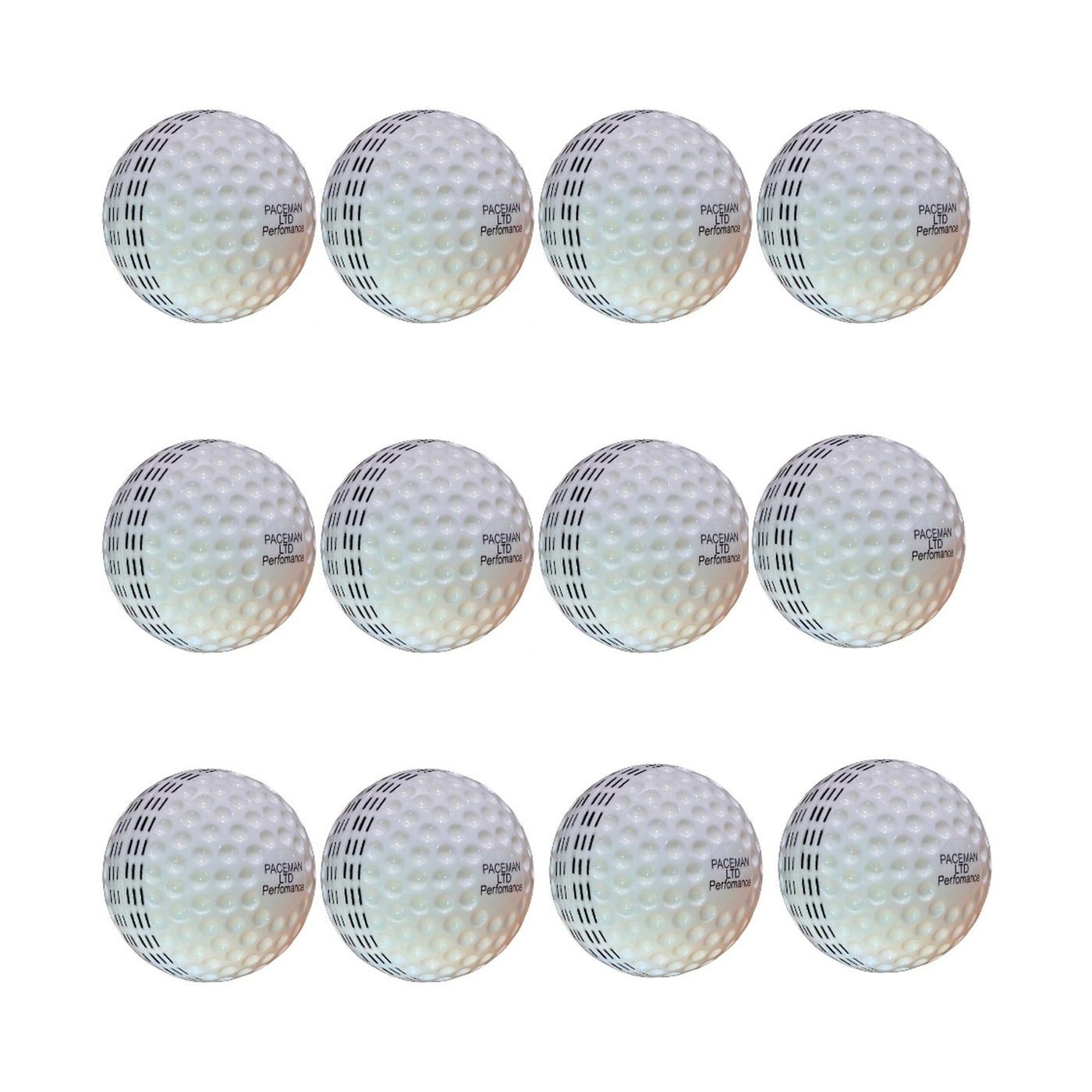 Paceman Bowling Machine Balls Light: White - 12 Pack