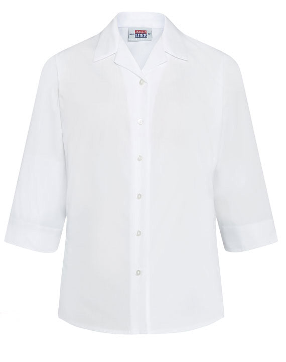 Rev Blouse: White 3/4 Sleeve Twin Pack